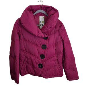 Soia & Kyo Women's Puffer Jacket Magenta Size S